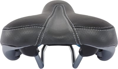 Comfortabel sportief fietszadel voor heren - Zwart MTB Zadel met schokabsorberend schuim