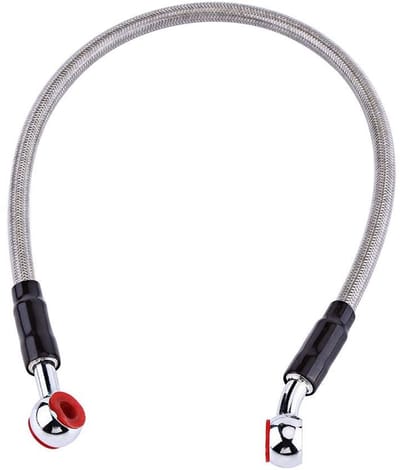Dailygoods- Motorremolieslang Universeel - Gevlochten Staal - Aansluitgat M10 - Lengte 45/90 cm - Diverse Kleuren - Lichtgewicht - Remleiding