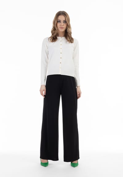 Faina Vest Dames wolwit