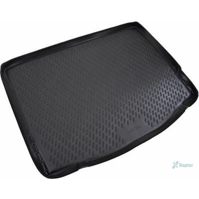 J&J AUTOMOTIVE | Tapis De Coffre Caoutchouc Premium Pour Ford Focus 3 5P. Berlina 2010-2018 noir