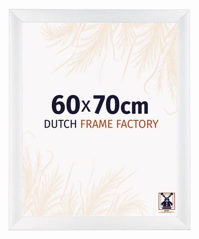 Fotolijst 60x70 cm - MDF - Wit Hoogglans - Praag