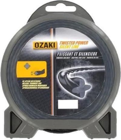 PRAKTISCHE TUIN OZAKI PREMIUM spiraalvormig nylon garen voor bosmaaier - � 2,4 mm - L x 15 m