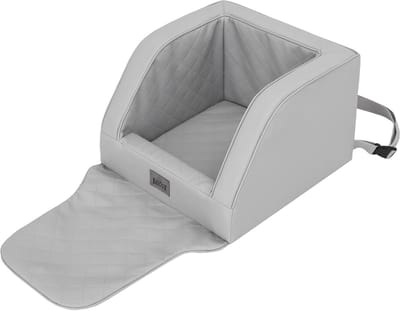 Hondenautostoel 46x46 cm - Veilige Transportbox en Comfortabel Reiskussen voor Kleine Honden en Katten