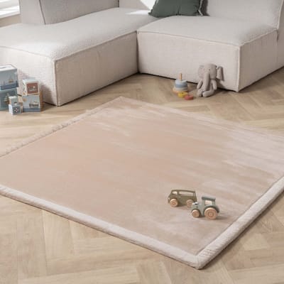 Little Olly Vierkante speelmat - Jip Beige - 120x120cm