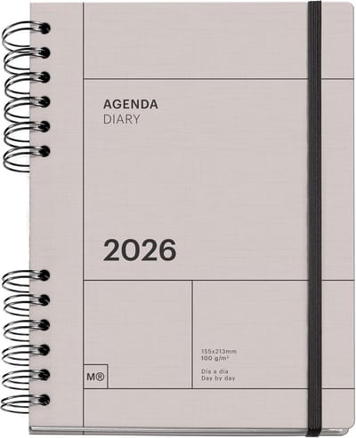 Dagplanner 2026 Structuur & Overzicht - Lijst per Dag - A5+ Formaat