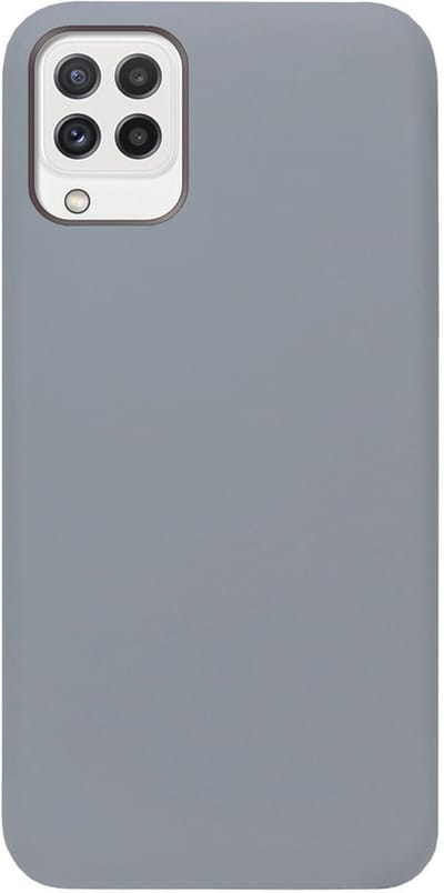 ADEL Siliconen Back Cover Softcase Hoesje Geschikt voor Samsung Galaxy M22/ A22 (4G) - Grijs