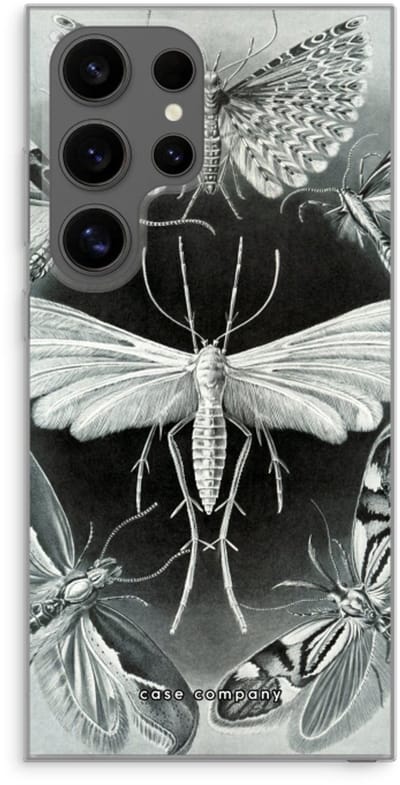 Case Company® - Hoesje geschikt voor Samsung Galaxy S24 Ultra hoesje - Haeckel Tineida - Soft Cover Telefoonhoesje - Bescherming aan alle Kanten en Schermrand