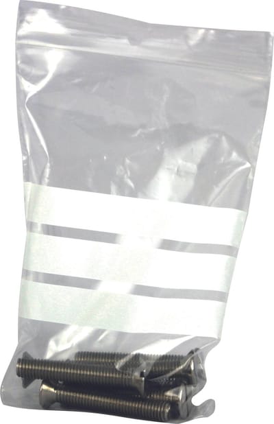 Gripseal zak - gripzakjes – met schrijfvlakken – hersluitbare zak – hersluitbaar – transparant – A5 – 1000 stuks – 160 mm – 250 mm