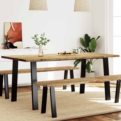 vidaXL - Eettafel - 150x90x75 - cm - massief - acaciahout