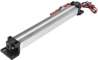 Dailygoody - Luchtverwarmer - Elektrische Verwarming - Hoge Warmteoverdracht - Rood - Keramische Thermostaat - Geschikt voor Badkamer, Garage, Auto, B..