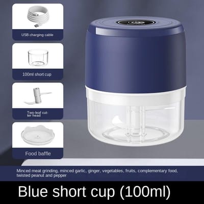 Elektrische Voedsel Chopper Knoflook Crusher Grinder Mini Knoflookpers Groente Chopper Stamper Machine USB Keukengadgets