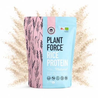 Plantforce Rijst Proteïne - Naturel - 800 gram - Bio - Vegan natuurlijk Eiwit shake