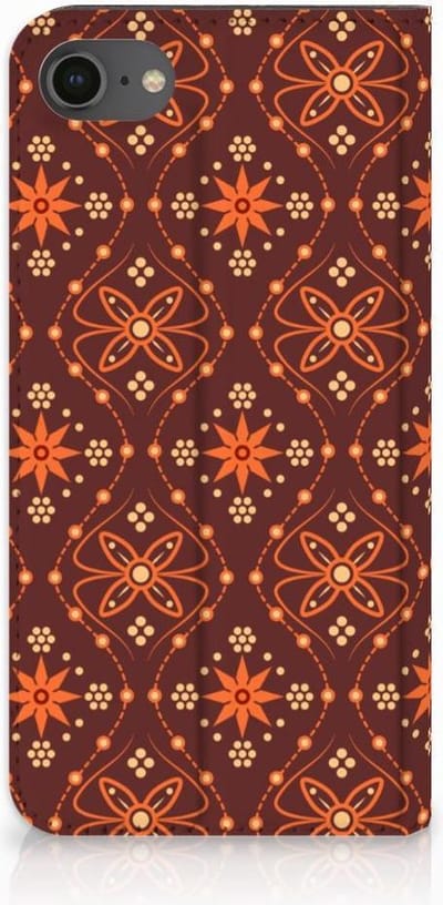 iPhone 7 | 8 | SE (2020) | SE (2022) Hoesje met Magneet Batik Brown