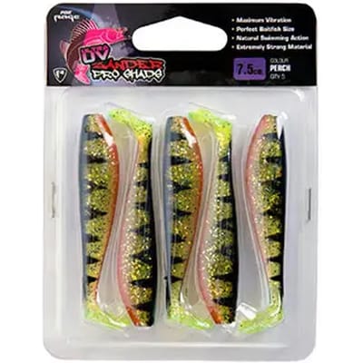 Lokvogels Fox Rage Zander Pro Shad Ultra UV (x5)