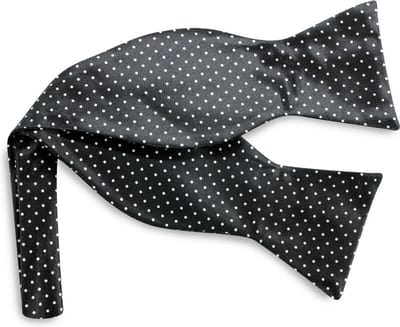 We Love Ties - Vlinderdassen - Vlinderdas Polka King - zwart / wit