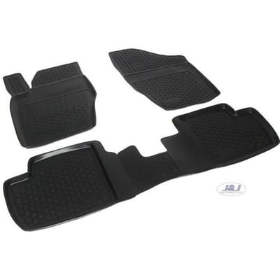 J&;J AUTOMOTIVE | 3D Exclusieve Rubberen Vloermatten Voor Citroën C4 C 4 2004-2012 zwart