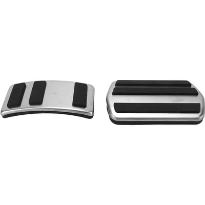 Ensemble de pédales d'accélérateur et de frein antidérapantes en acier inoxydable de remplacement pour Ford Mustang Mach?ET gray