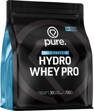 Pure. Hydro Whey Pro - vanille - 750gr - gehydroliseerde eiwitten - BCAA - eiwitshake - hydrolisaat eiwit