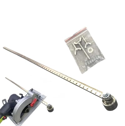 Meetinstrument houtbewerking - Precisie liniaal - Nauwkeurig zagen - Roestvrij staal - 50 cm - Zilver