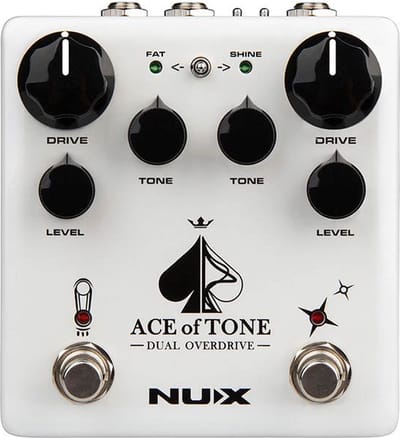 Dual overdrive NUX NDO-5 effectpedaal Screamer + breaker
