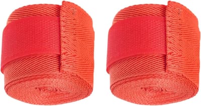 Handzwachtels Boksen - Polsbandages Vechtsport - Training Bescherming - Veerkrachtige Stof - Verstelbare Pasvorm - Rood