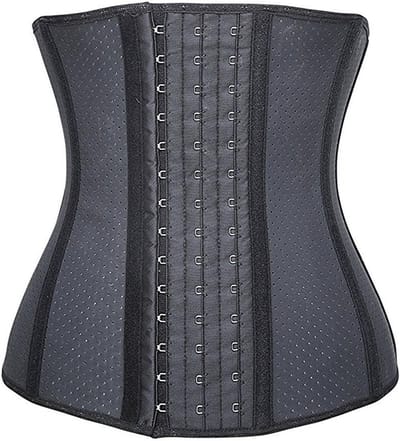 Latex Taille Trainer Korset met Stalen Baleinen voor Figuurcorrectie en Stevige Ondersteuning