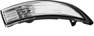 Dailygoods - Deur Wing Spiegel Indicator Lens - Rechts - Geschikt voor Ford Fiesta MK7 MK8 - 2008-2015 - Wit - ABS Materiaal