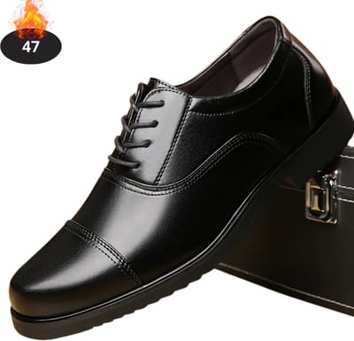 Livano Nette Schoenen Heren - Business Schoenen - Bruiloft - Kantoorschoenen - Met Veters - Zwart - Maat 47