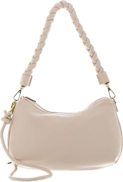 SEIDENFELT MANUFAKTUR Schoudertas Ikast Hobo Cream / Gold Crème