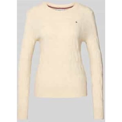 Regular fit gebreide pullover van pure wol