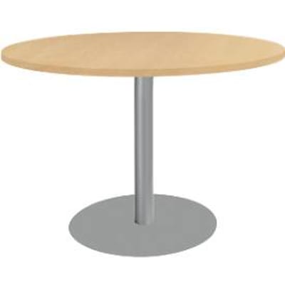 Schäfer Shop  Select Tafel met schotelvoet, Ø 1200 x H 617-817 mm, beuken