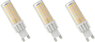 Spectrum LED Insteeklampje G9 7W - 230V - 770 Lumen - 3000K Warm wit - Gezellig licht - Energiezuinig - 3 stuks