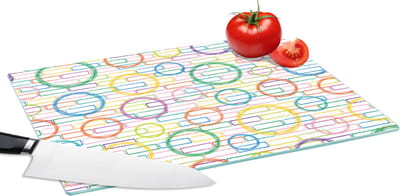 Glazen Snijplank - 39x28 - Muur - Cirkel - Patronen - Snijplanken Glas