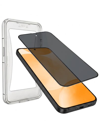 Screenprotector - Geschikt voor Samsung Galaxy S24 - Met Installatie Kit - Privacy Filter - Flexibel Glas - Beschermglas - Tempered Glass - Screen Protector