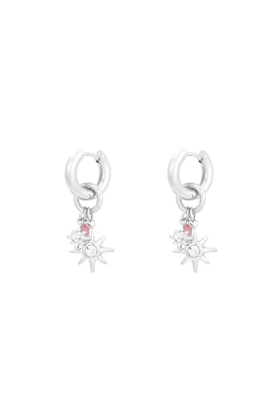 oorbellen pink starlight