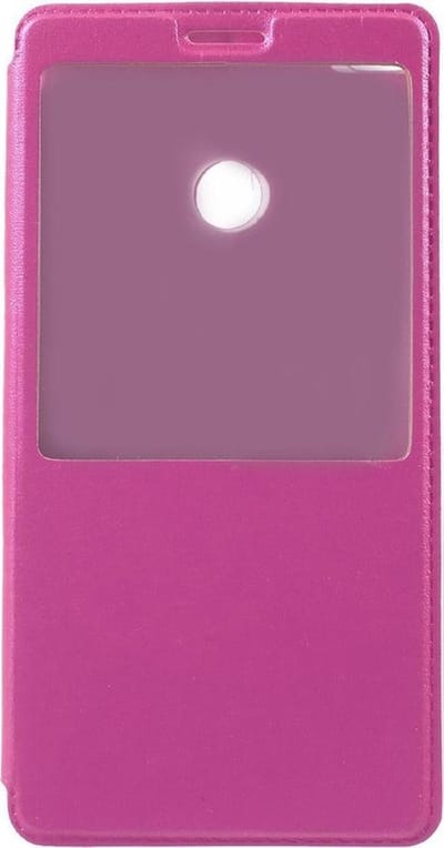 Shop4 - Geschikt voor Xiaomi Mi Max 2 Hoesje - Window View Case Lychee Roze