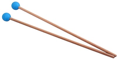 Dailygoods- Drumsticks voor Klokkenspel - Drumsticks voor Xylofoon - Kunststof - Houten Handvat - Duurzaam - Lichtgewicht - Xylofonsticks