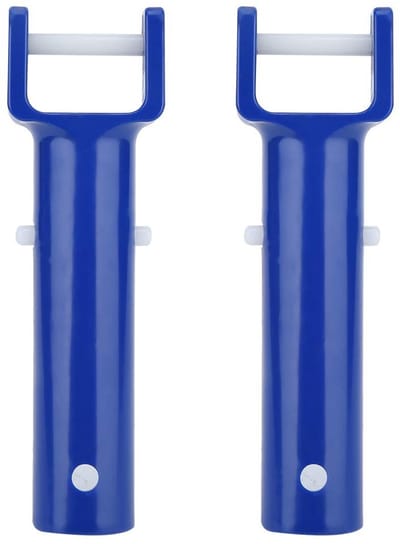 Dailygoods- Stofzuigerhandvat Vervangend - Zwembadaccessoires - Handgreep met Clip - Universeel Compatibel - ABS-kunststof - 14,5 x 5 cm - Zwembadstofzuiger