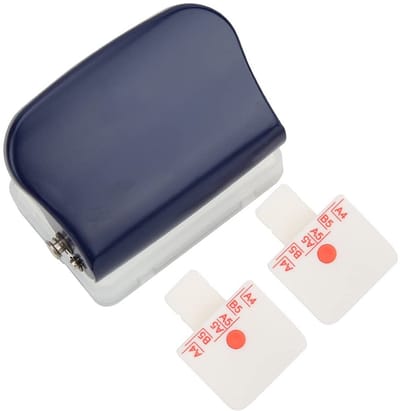 Dailygoods- Papierperforator Handmatig - Geschikt voor A4 (30 gaten) - B5 (26 gaten) - A5 (20 gaten) - Duurzaam - Met schaalverdeling - Ponsmachine
