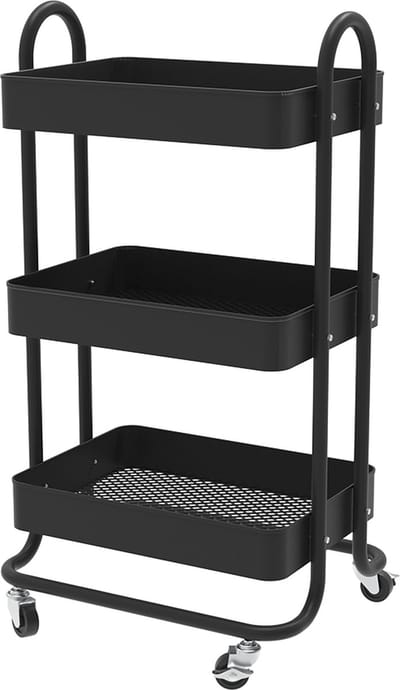 Vicco Tron Rolcontainer – 45.9 x 78.7 cm Zwart
