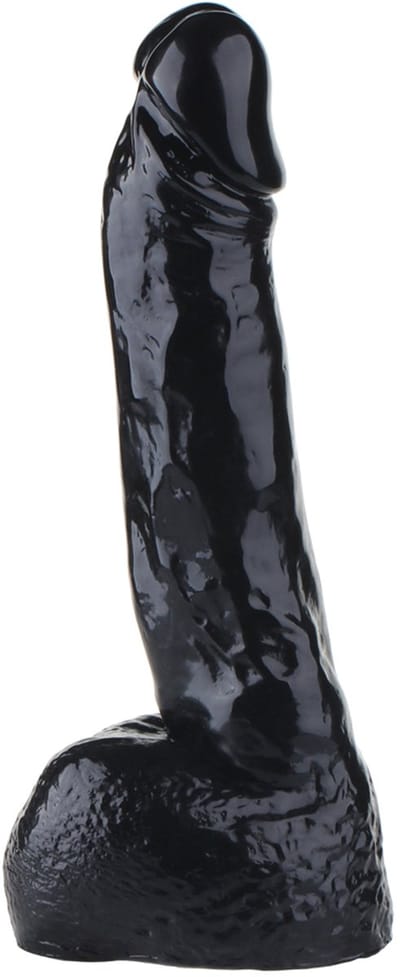 Being Fetish - Dildo - Kunstrubber - 21 cm - Zwart
