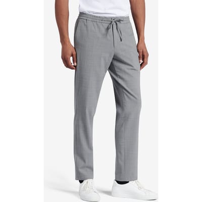 No Label Montreal Washable Wool-stretch Light Grey Maat: 46 | Broeken Outlet | Heren | Grijs
