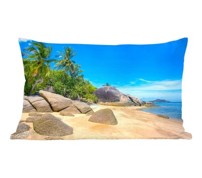 Sierkussens - Kussentjes Woonkamer - 50x30 cm - Strand - Tropisch - Zee - Planten
