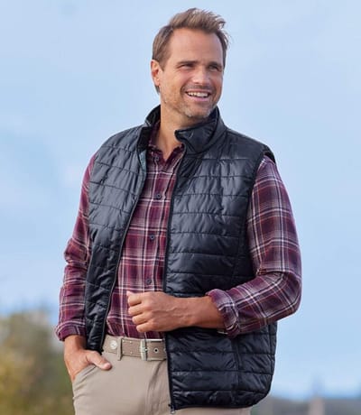ATLAS FOR MEN - Lichtgewicht bodywarmer - Heren - Verkrijgbaar in grote maten - XXL