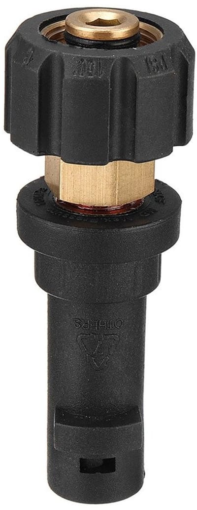 Dailygoods- Conversie Fitting M22 - Drukreiniger - Compatibel met Karcher K K2 K3 K4 K5 K6 K7 - Maximale druk 3000PSI - Koper/ABS - Eenvoudig te installeren