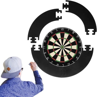 Dart Catchring voor Wandbescherming, 5-delige Dartbordrand, Ideaal voor Dartspellen en Bescherming van de Wand