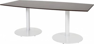 Vergadertafel - Linesto 200x100 tonv. logan - wit frame