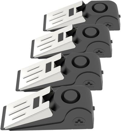 Deurstop Alarm Draagbare Wig Deur Stoppers 120db Beveiliging voor Thuis en Reizen