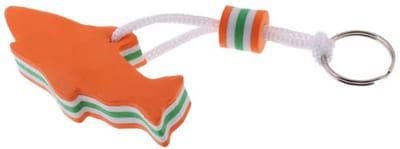 Sleutelhanger die blijft drijven - Drijvende Sleutelhanger - Foam - Floatable keychain - Watersport sleutelhanger - 1 stuk - Haai - Oranje - CHPN