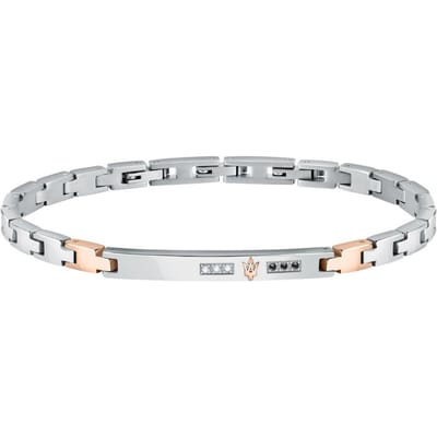 Maserati Jewels roestvrijstalen armband JM521ATY11 - voor heren white